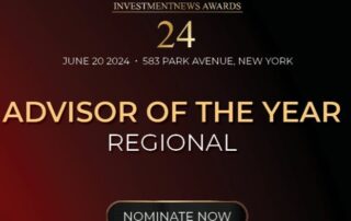 Sam Huszczo InvestmentNews Advisor of the Year